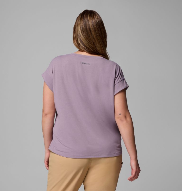 Women's Daniela Falls Short Sleeve Shirt - Plus Size, Color: Shale Purple, image 3