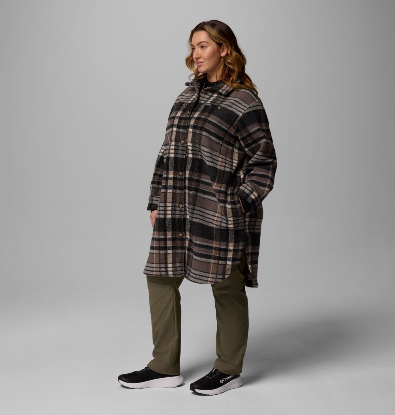 Women's Wildest Venture™ Long Fleece Coat - Plus Size | 010 | 1X 4