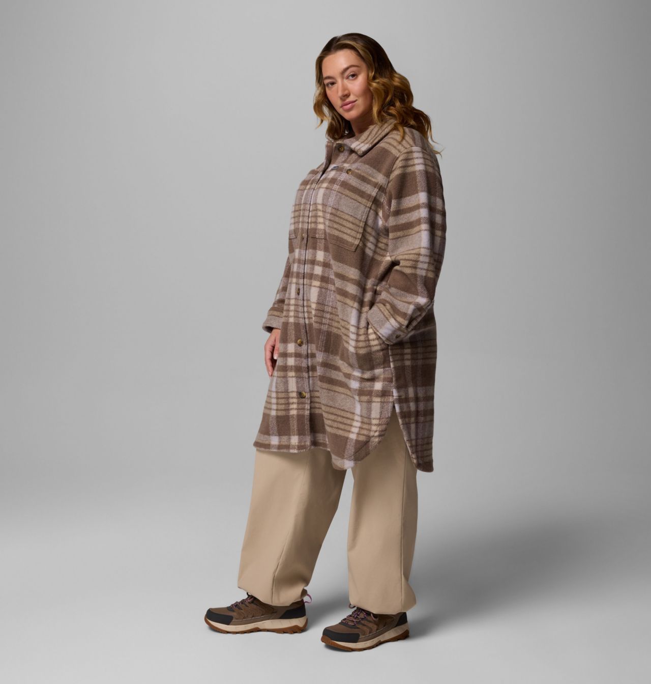 Women's Wildest Venture™ Long Fleece Coat - Plus Size 4
