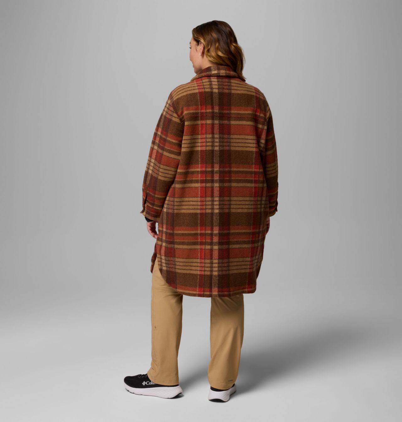 Women's Wildest Venture™ Long Fleece Coat - Plus Size 3