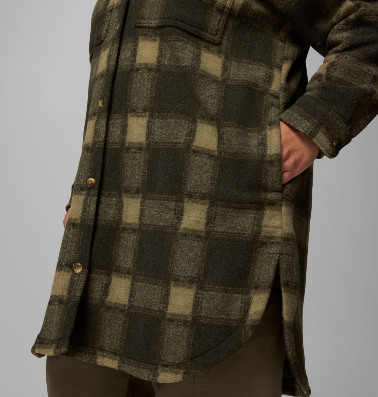 Women's Wildest Venture™ Long Fleece Coat - Plus Size 7
