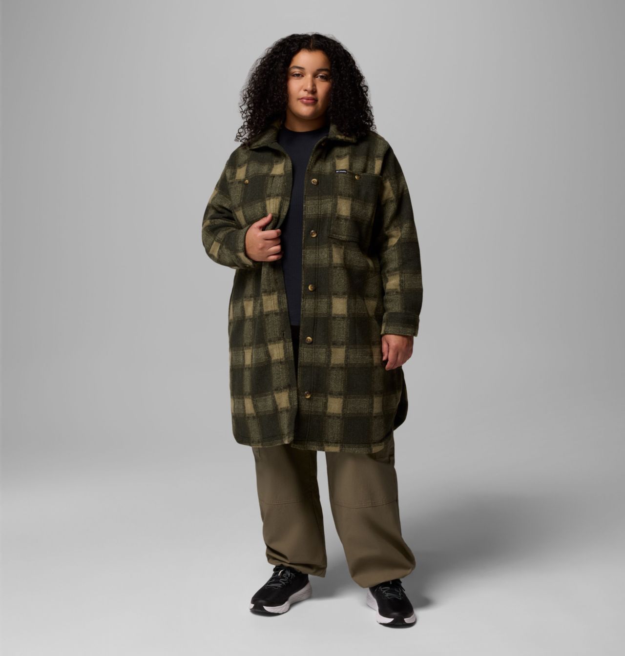 Women's Wildest Venture™ Long Fleece Coat - Plus Size 2