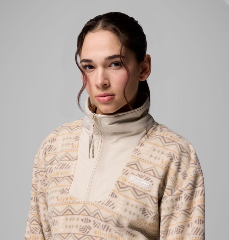 Women's Sequoia Grove Printed Half Zip Jacket, Color: Dark Stone Horizons, image 5