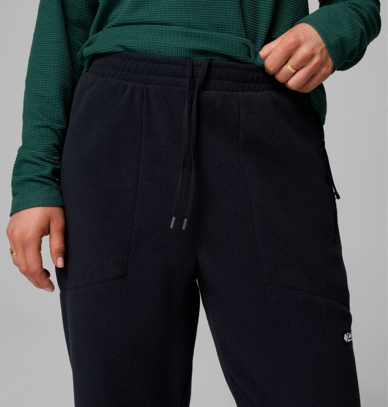 Women's Sequoia Grove Fleece Pants, Color: Black, image 5