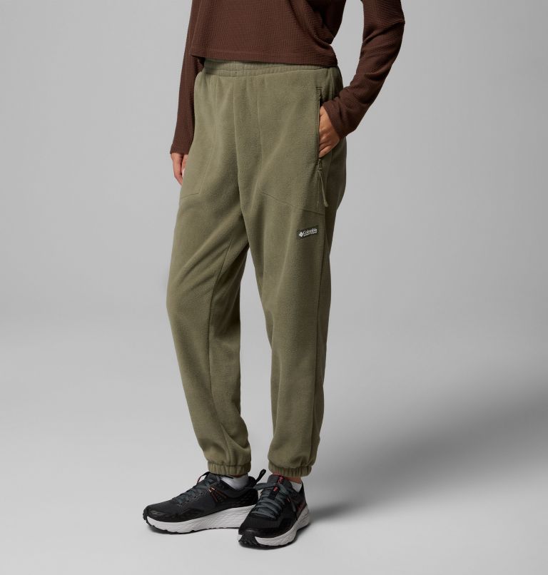 Women's Sequoia Grove Fleece Pants, Color: Stone Green, image 4