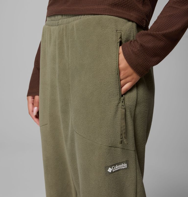 Women's Sequoia Grove Fleece Pants, Color: Stone Green, image 7
