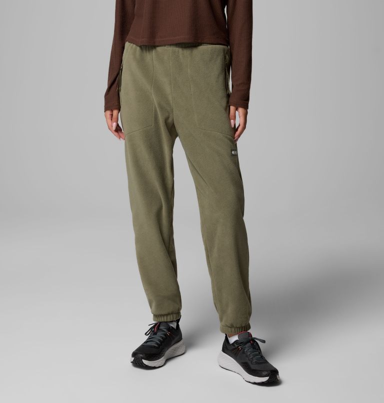 Women's Sequoia Grove Fleece Pants, Color: Stone Green, image 1
