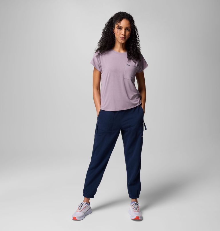 Women's Sequoia Grove Fleece Pants, Color: Collegiate Navy, image 7