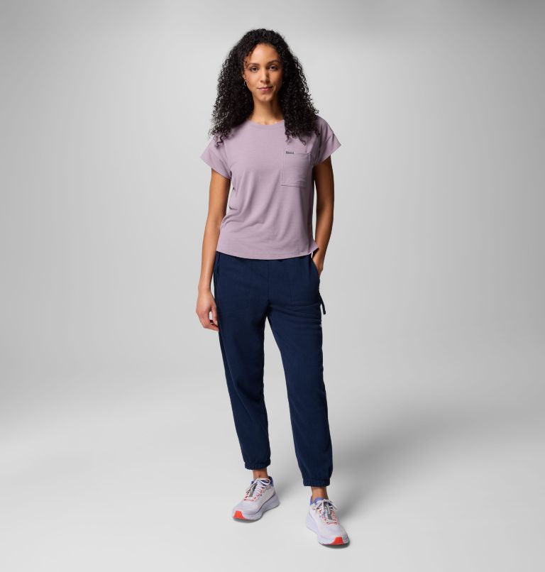 Women's Sequoia Grove Fleece Pants, Color: Collegiate Navy, image 8
