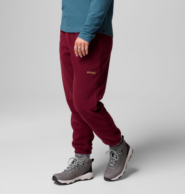 Women's Sequoia Grove Fleece Pants, Color: Rich Wine, image 4