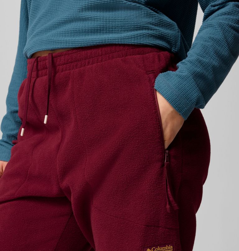 Women's Sequoia Grove Fleece Pants, Color: Rich Wine, image 5