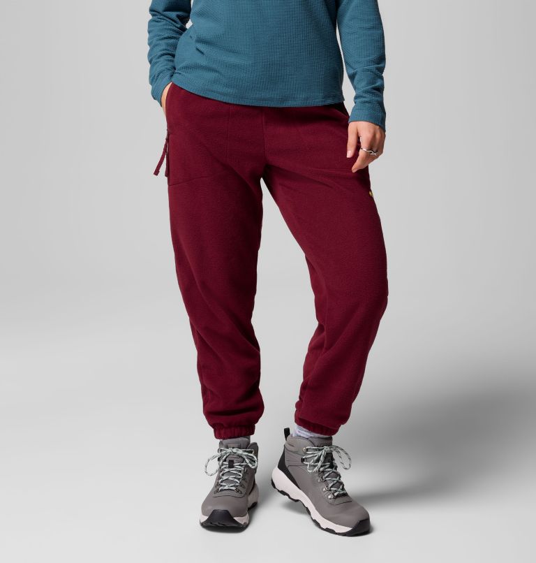 Women's Sequoia Grove Fleece Pants, Color: Rich Wine, image 1