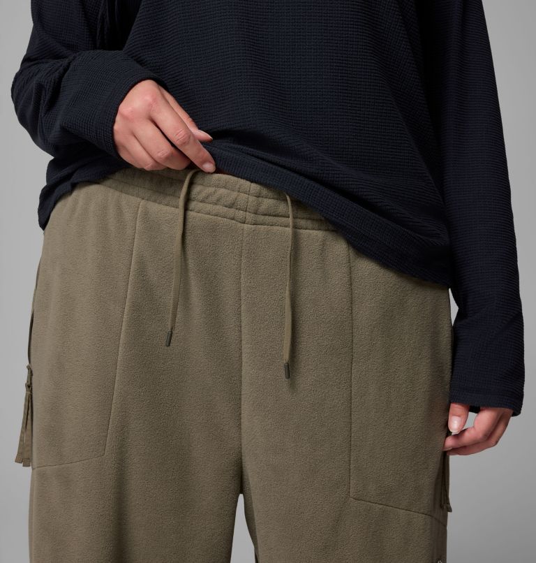 Women's Sequoia Grove Fleece Pants - Plus Size, Color: Stone Green, image 5