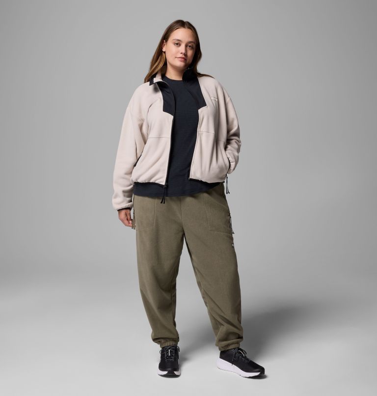 Women's Sequoia Grove Fleece Pants - Plus Size, Color: Stone Green, image 2