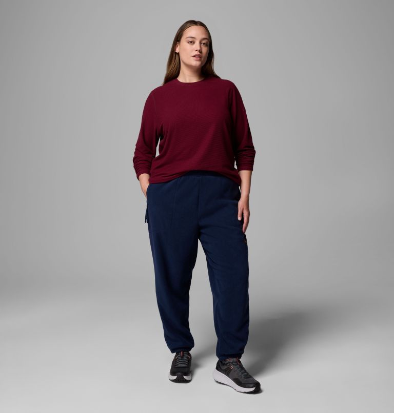 Women's Sequoia Grove Fleece Pants - Plus Size, Color: Collegiate Navy, image 2