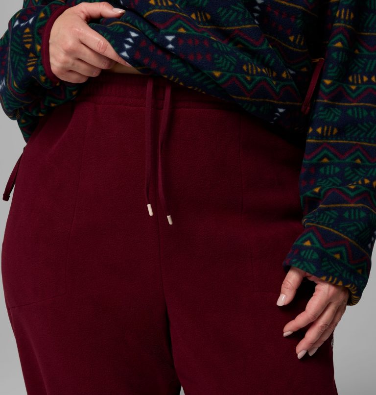 Women's Sequoia Grove Fleece Pants - Plus Size, Color: Rich Wine, image 5