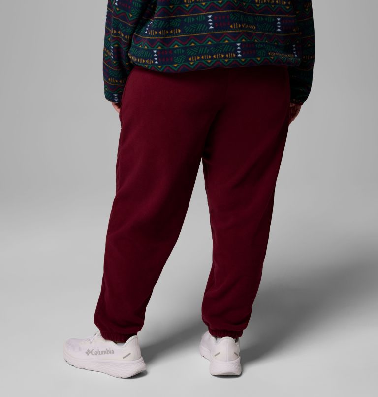 Women's Sequoia Grove Fleece Pants - Plus Size, Color: Rich Wine, image 3