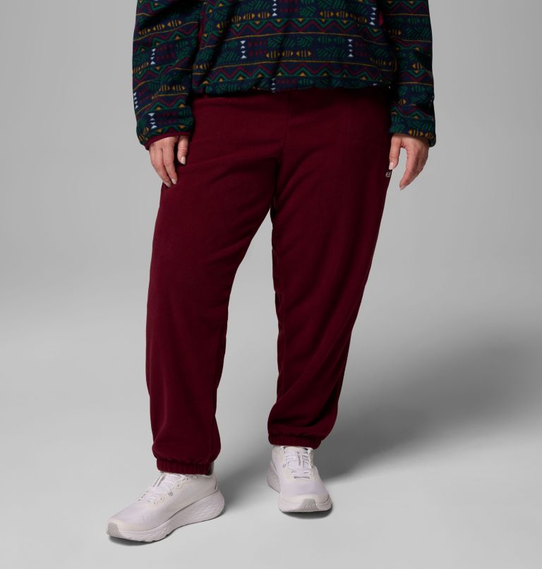 Women's Sequoia Grove Fleece Pants - Plus Size, Color: Rich Wine, image 1