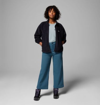 Women's Benton Springs Relaxed Full Zip Fleece Jacket, Color: Black, image 10