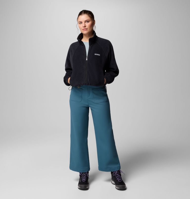 Women's Benton Springs Relaxed Full Zip Fleece Jacket, Color: Black, image 7