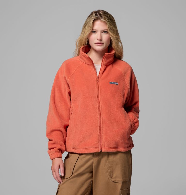 Women's Benton Springs Relaxed Full Zip Fleece Jacket, Color: Tuscan, image 1