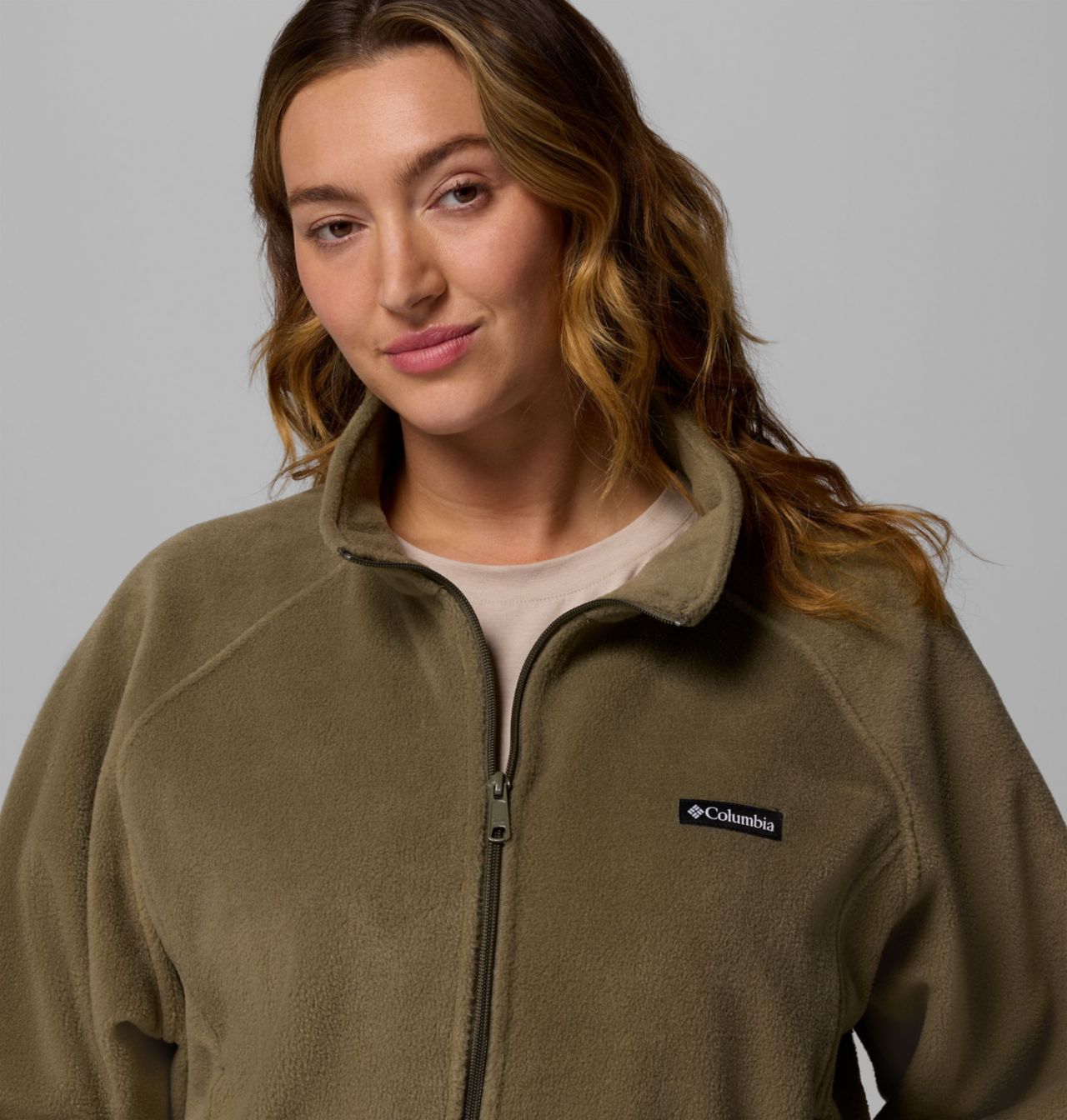 Women's Benton Springs™ Relaxed Full Zip Fleece Jacket - Plus Size | 397 | 3X 6