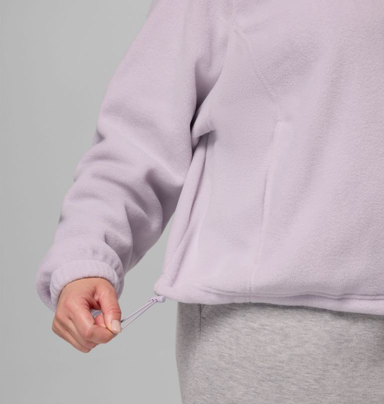 Women's Benton Springs Relaxed Full Zip Fleece Jacket - Plus Size, Color: Lavender Pearl, image 7