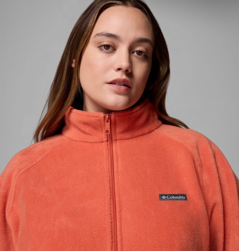 Women's Benton Springs Relaxed Full Zip Fleece Jacket - Plus Size, Color: Tuscan, image 6