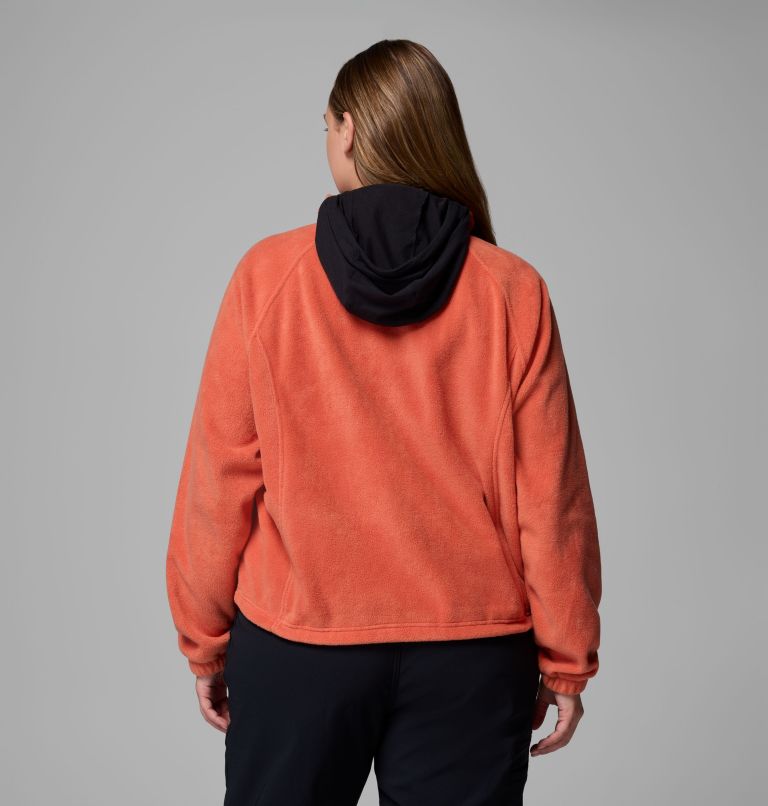 Women's Benton Springs Relaxed Full Zip Fleece Jacket - Plus Size, Color: Tuscan, image 3