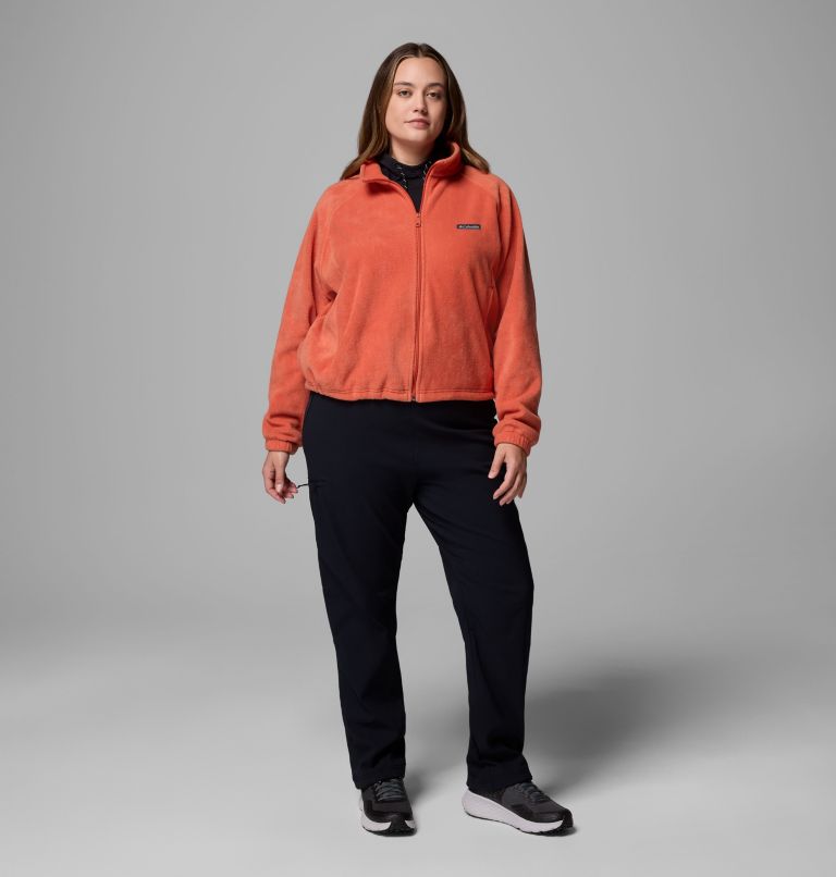 Women's Benton Springs Relaxed Full Zip Fleece Jacket - Plus Size, Color: Tuscan, image 2