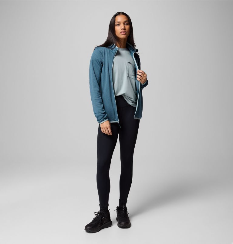 Essential Hike Grid Fleece Full Zip | 429 | M, Color: Everblue, Crushed Blue, image 2