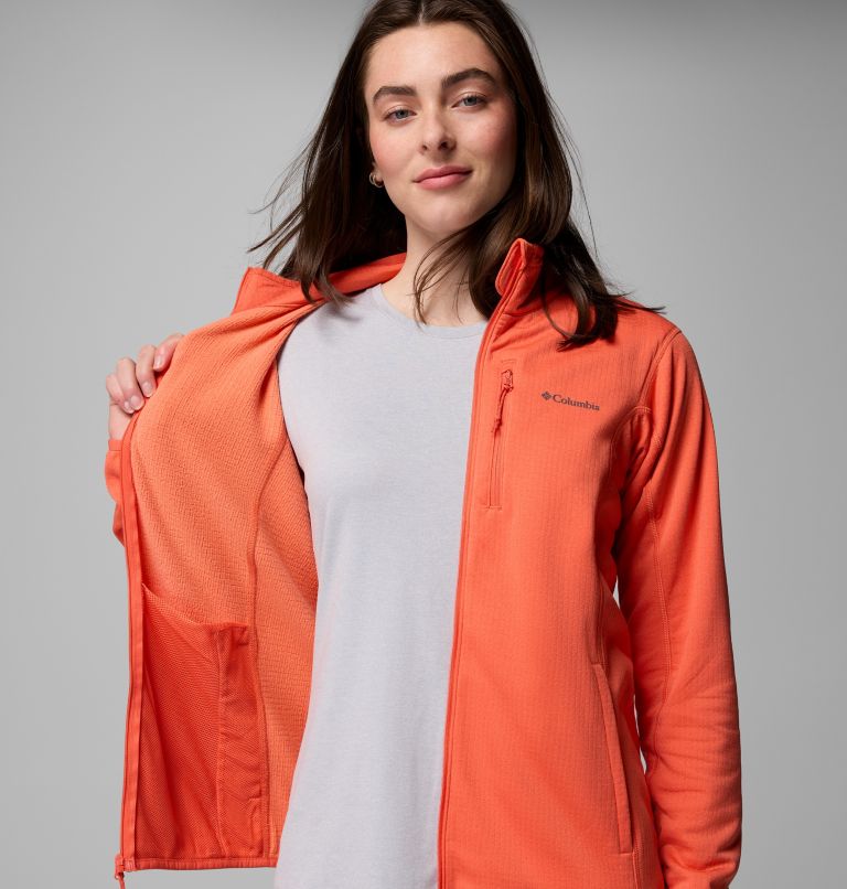 Veste Polaire à Quadrillage Essential Hike Femme, Color: Zing, image 6