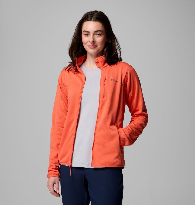 Veste Polaire à Quadrillage Essential Hike Femme, Color: Zing, image 7