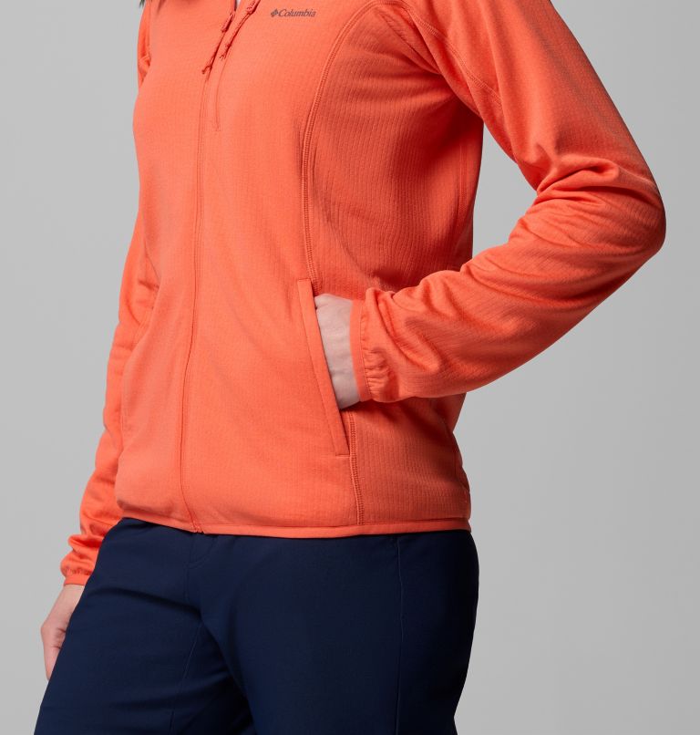 Veste Polaire à Quadrillage Essential Hike Femme, Color: Zing, image 8
