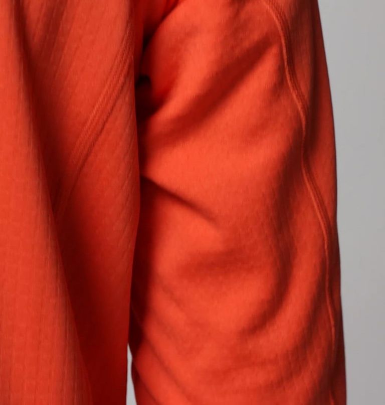 Essential Hike Grid Fleece Half Zip | 864 | XL, Color: Zing