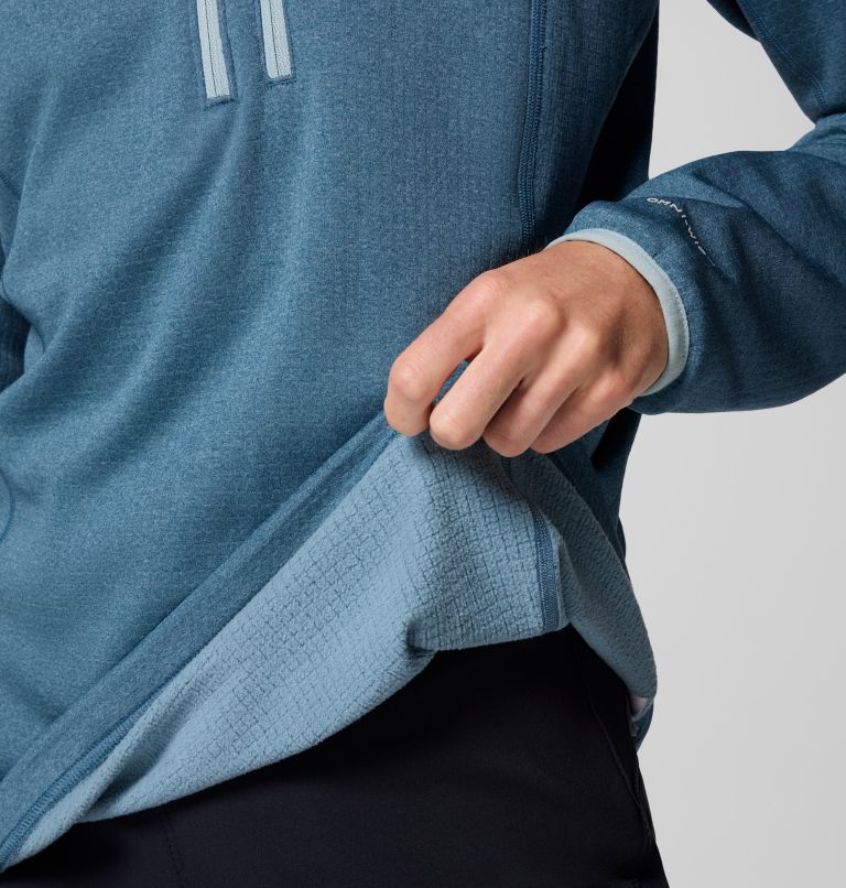 Women's Essential Hike Half Zip Fleece, Color: Everblue, Crushed Blue, image 5