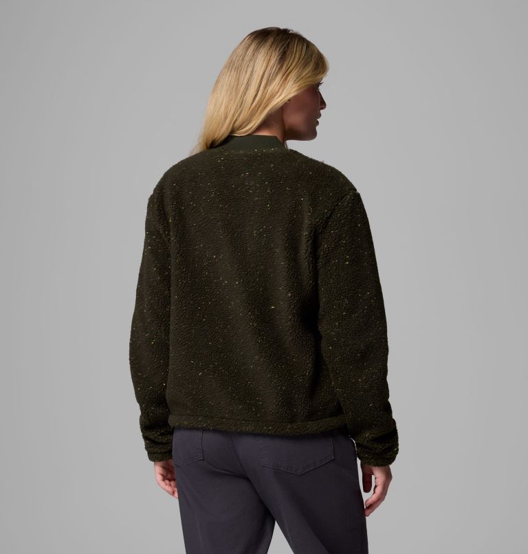 Stellar Path Fleece Bomber Full Zip | 366 | L, Color: Greenscape, image 3