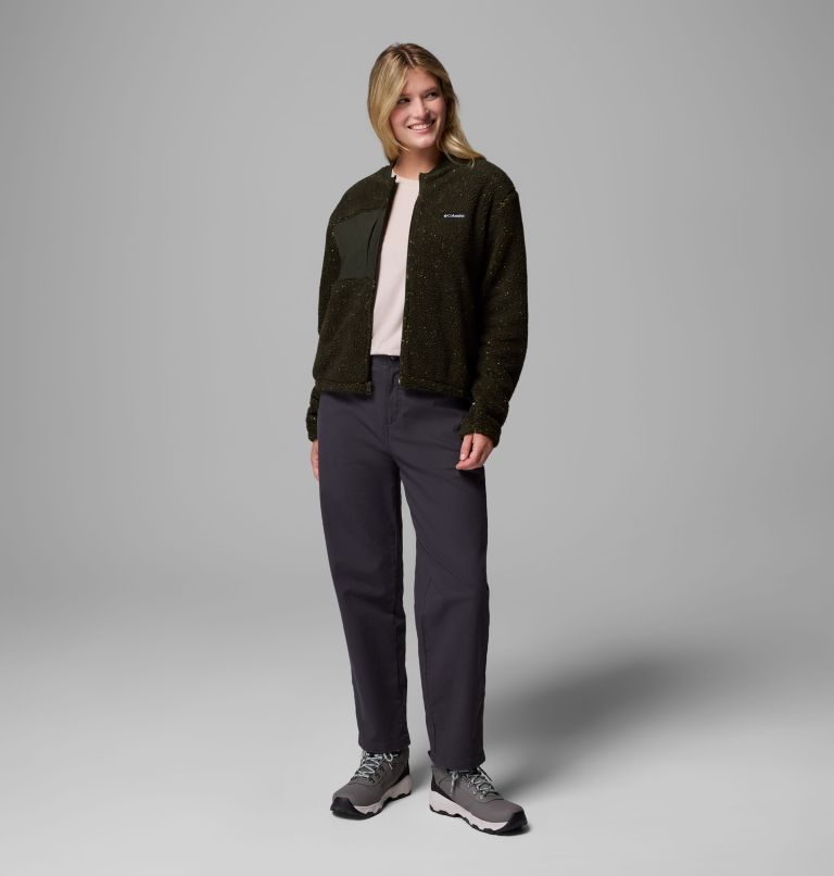 Stellar Path Fleece Bomber Full Zip | 366 | L, Color: Greenscape, image 2