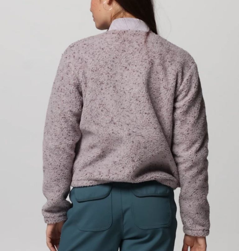 Stellar Path Fleece Bomber Full Zip | 551 | XS, Color: Lavender Pearl, Shale Purple