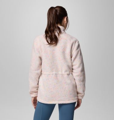 Women's Stellar Path Full Zip Fleece Jacket, Color: Sea Salt, image 3