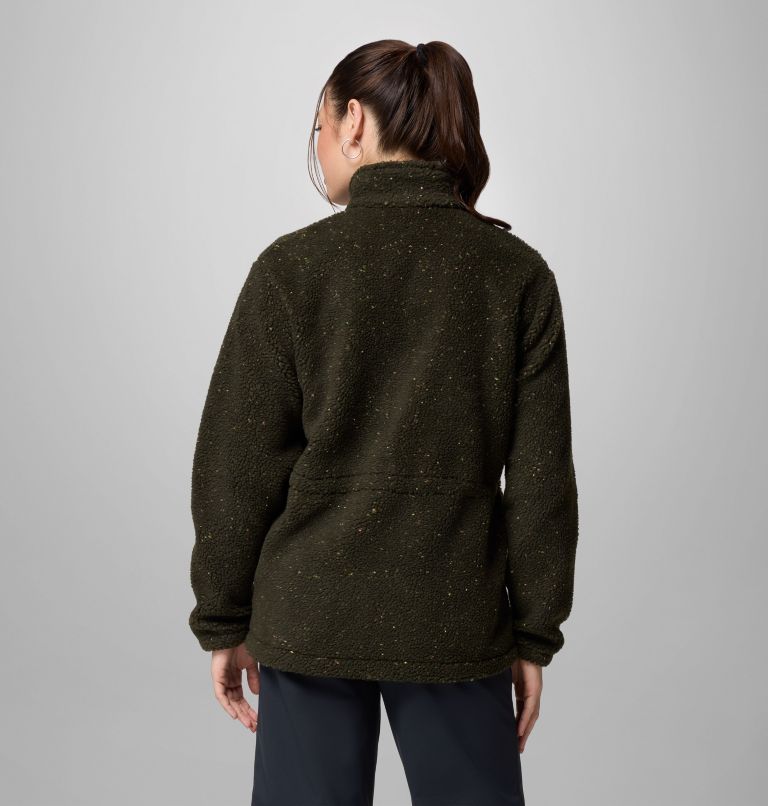 Women's Stellar Path Full Zip Fleece Jacket, Color: Greenscape, image 3