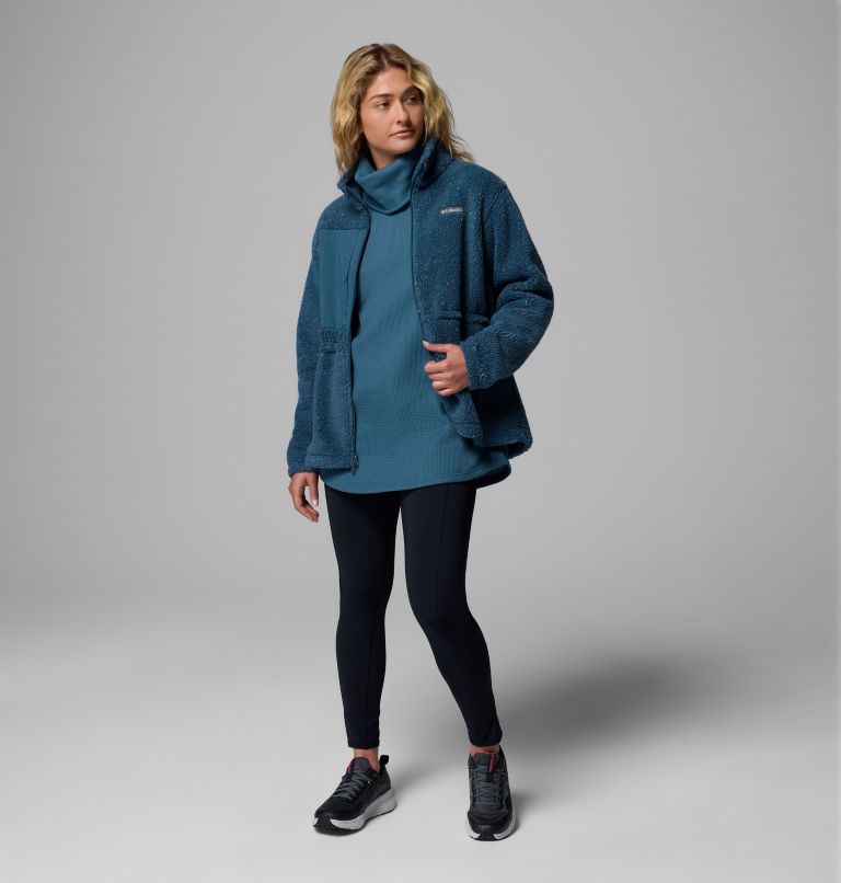 Women's Stellar Path Full Zip Fleece Jacket, Color: Everblue, image 8