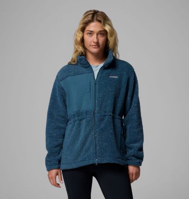Women's Stellar Path Full Zip Fleece Jacket, Color: Everblue, image 9