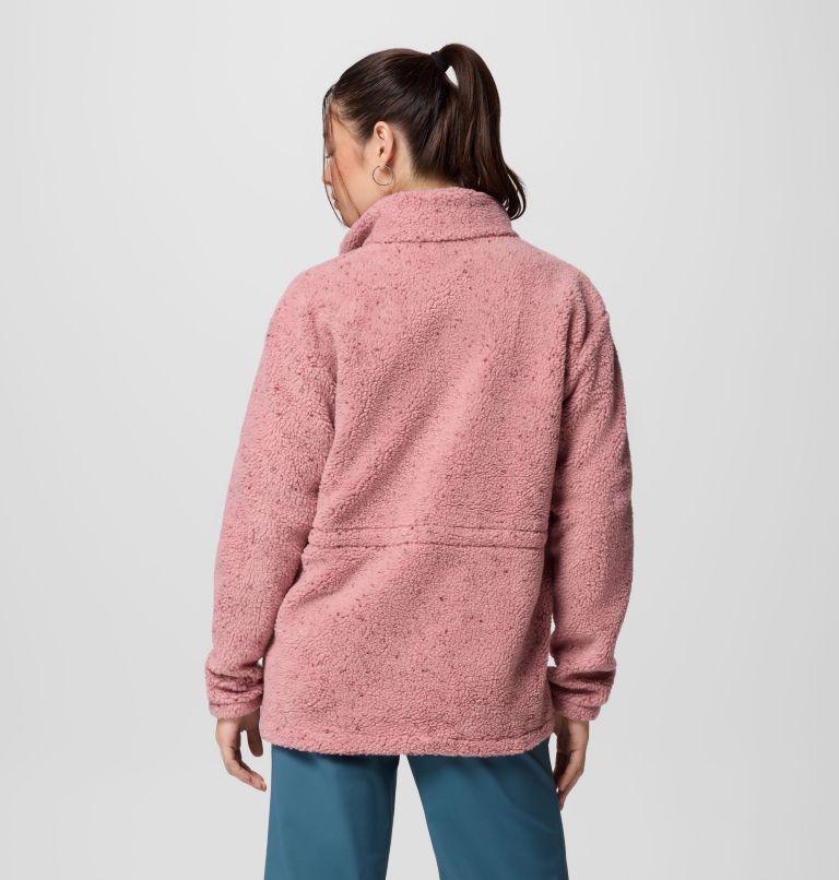 Women's Stellar Path Full Zip Fleece Jacket, Color: Eraser Pink, image 3