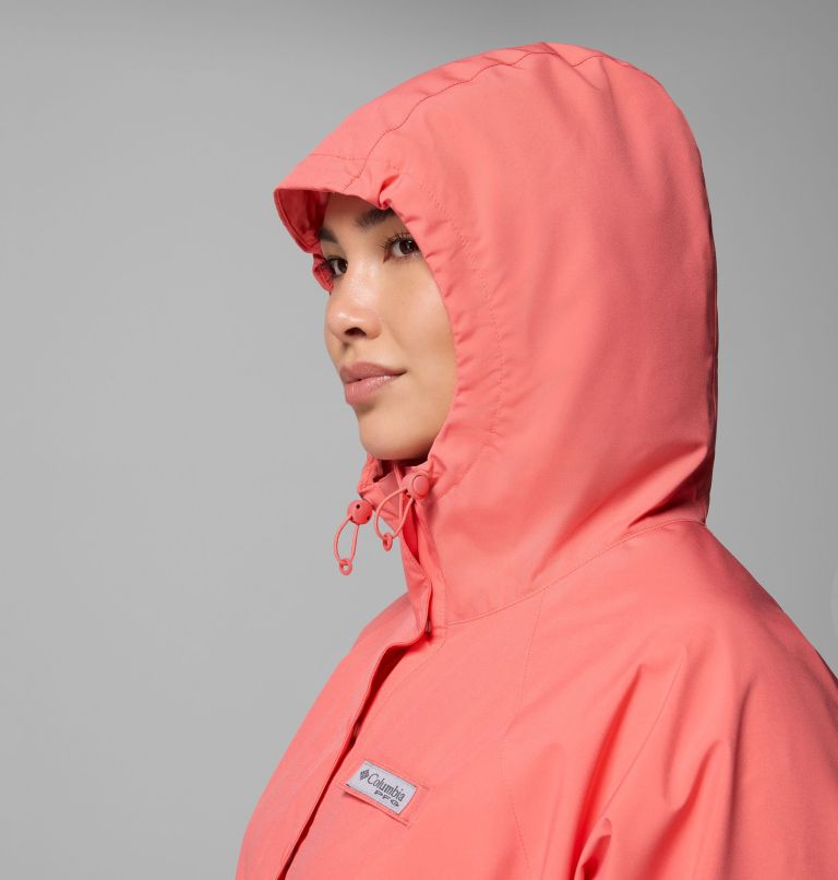 Women's PFG Open Water Poncho, Color: Melonade Floraflauge, Melonade, image 7