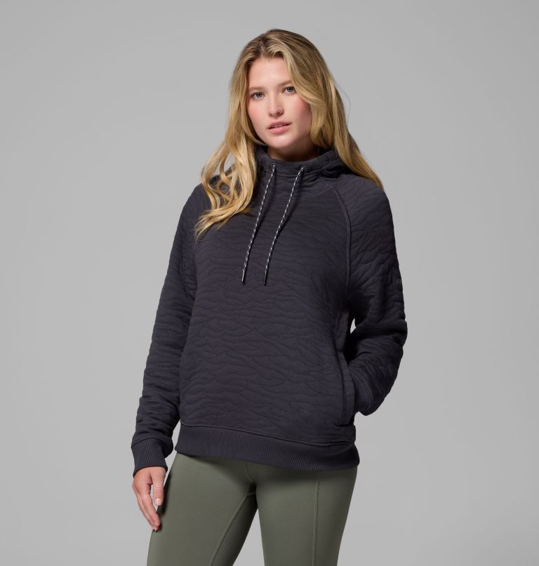 PFG Open Water Quilted Hoodie | 011 | M, Color: Shark, image 1