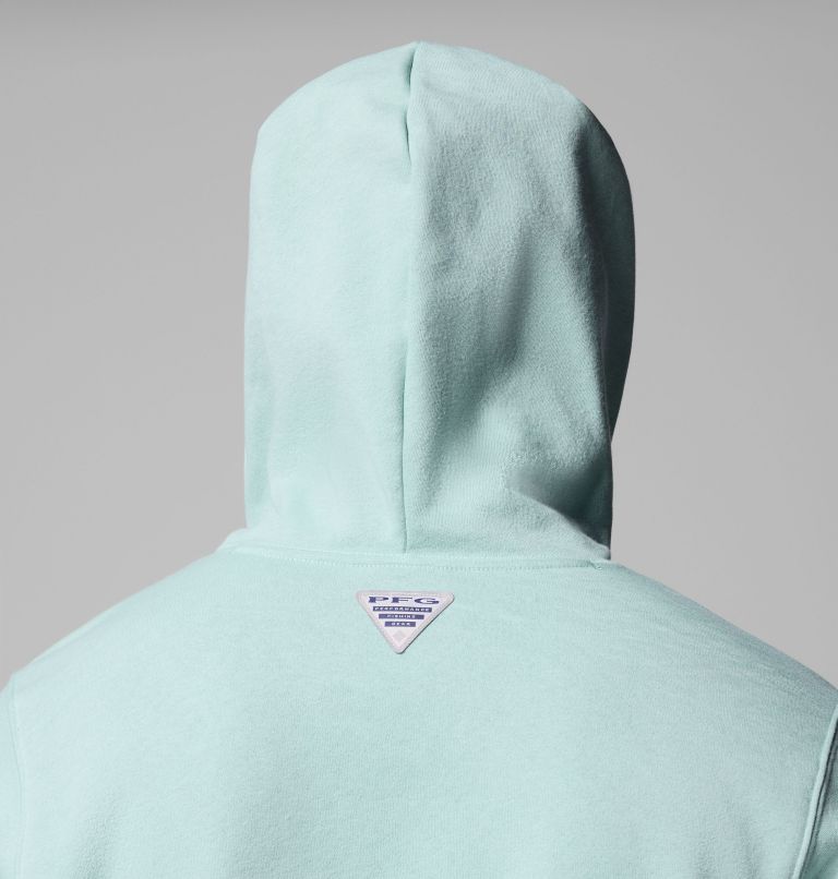 Men's PFG Diamond Fill Hoodie, Color: Misty Jade, Diamond Fill, image 6