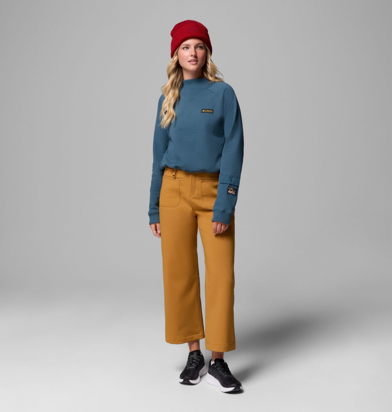 High Cascades™ Crop French Terry LS | 429 | XS 2