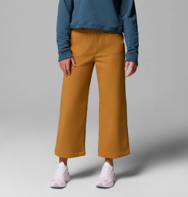 Pantalones softshell anchos High Cascades para mujer, Color: Maple Sugar, image 1
