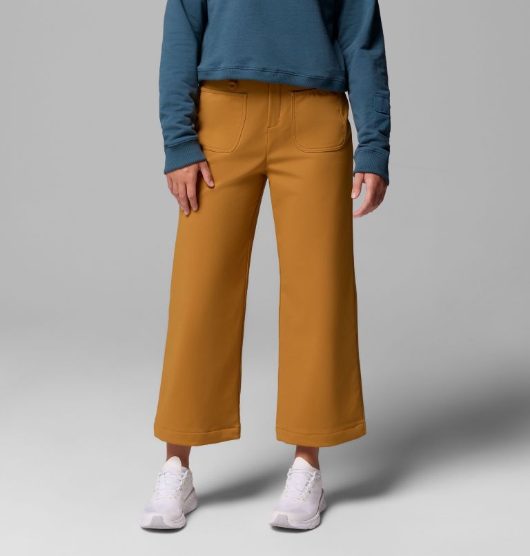 High Cascades Wide Leg Softshell Pant | 779 | 18 | R, Color: Maple Sugar, image 1